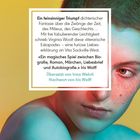 Ein literarischer Triumph von Virginia Woolf, übersetzt von Irma Wehrli. Bild zeigt ein Gesicht mit farbiger Beleuchtung.