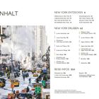 Inhalt: Themen zu New York entdecken und erleben, mit Reisinfos. Foto von New York mit gelben Taxis und Straßenszene.