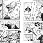 Comic: Eine Kreatur kämpft gegen einen Mann mit Schwert. Texte: "Wuah!", "Du mieses Arschloch!", "Stiiirb!", "Gwah!", "ZWABATSCH".