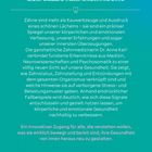 Das Buchcover zeigt den Titel: „ZEIG MIR DEINE ZÄHNE“ von Dr. Anne Karl, mit einem lächelnden Porträtfoto.