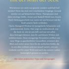 Ganzheitlich heil werden mit der Kraft der Seele. Hintergrund: Weite Landschaft mit Jurten.
