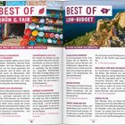 Achaía & Korinthía Karte mit Sehenswürdigkeiten und Reisetipps, einschließlich Stränden, Klöstern und Wanderrouten.