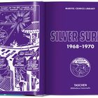 Comictext links: Diskussion über Schutz der Volksrepublik. Rechts steht: SILVER SURFER 1968–1970; darunter ein Logo.