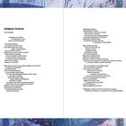 Zwei Textseiten mit dem Titel "Ambiguous Territories" von Theresa Weber vor abstraktem, blau-violettem Hintergrund.