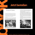 "Jetzt bestellen" steht oben. "Nachzug nach Périgueux" ist der Titel. Buchvorschau mit Bildern eines Schlosses und Keller. www.papierfresserchen.eu.