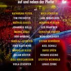 Texte: "Die besten Handballgeschichten auf und neben der Platte". Umgebung: Ein voll besetztes Sportstadion.