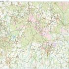 „Naturpark Lüneburger Heide – Rad- und Wanderkarte Maßstab 1:50000“. Detaillierte Karte mit Wegen und Landschaftsmerkmalen.