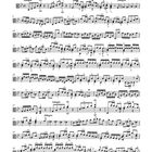 Notenblatt, Titel: "Fantasia 1", TWV 40:26, von Georg Philipp Telemann, bearbeitet von Misha Galaganov.