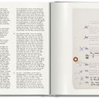 Linke Seite zeigt englischen Text in Absätzen von 165 bis 173. Rechts eine Seite mit französischem Text und handschriftlichen Anmerkungen.