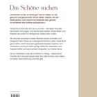 "Das Schöne suchen" ist der Titel. Ein Text beschreibt ein Buch über Schönheit und Wunder im Alltag.
