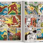 Es handelt sich um einen Comic mit Dialogen zwischen Helden, die über Kämpfe und Vertrauen sprechen. Szenen zeigen Action und Nachdenklichkeit.