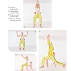4. Armschere (siehe Seite 44)
5. Vorhang öffnen (siehe Seite 114)
6. Kriegerin sitzend (siehe Seite 94)
7. Protection & Projection (siehe Seite 136)

Eine Frau zeigt auf einem Stuhl sitzend Yoga-Übungen. Sie trägt gelbe Kleidung und befindet sich vor einem neutralen Hintergrund. Nummerierte Bilder zeigen unterschiedliche Posen.