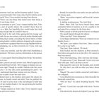 Seite 2: "KIERA AZAR". Seite 3: "SHARPEST COURT". Text beschreibt eine Szene mit Cyrus, Zeke und weiteren Charakteren in Spannung.