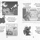 Mehrere Cartoon-Panels mit Dialogen und Humor über Roboter und Krokodile. Wortspiele sind enthalten.
