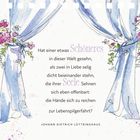 Ein Gedicht über die Schönheit der Liebe, umgeben von einem Blumenvorhang in sanften Pastellfarben.