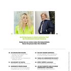 INHALT-Seite mit Themen: Erfolg von Hannah Kleeberg, Interview mit Kleeberg und Kroymann, drei Fragen, Zukunft von Batterien.