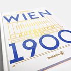 "Wien Aufbruch um 1900" steht in blau-goldener Schrift auf einem Buchcover. Unten "Brandstätter".