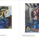 Links: "Woman Seated in an Armchair" (1941). Rechts: "Woman with Hat Seated in an Armchair" (1941–2). Beide von Picasso.