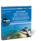 "Bretonische Versuchungen", Kommissar Dupins 14. Fall von Jean-Luc Bannalec. Küstenansicht mit blauem Meer.