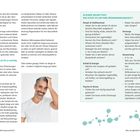"Kleiner Selbsttest: Wie steht es um Ihre Männergesundheit?" Themen: Stoffwechsel, Schlaf, Psyche. Mann lächelt.