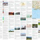 Textpassagen über Radwege und Sehenswürdigkeiten in der Region Bodensee. Rechts oben ist eine detaillierte Karte.