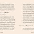 Seite 42: Überschrift "how to stay metabolically healthy and flexible". Seite 43: Überschrift "oestrogen and blood sugar".