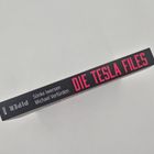 Die Buchkante zeigt den Titel "DIE TESLA FILES" in großen roten Buchstaben. Darunter die Autoren "Sönke Iwersen Michael Verfürden".