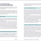 Texte: "Übung 1: Die Zehen wecken", "Übung 2: Die hintere Oberschenkelmuskulatur wecken", "Übung 3: Die stärkere Variante", "Übung 4: Der morgendliche Wirbelsäulen-Wecker". Beschreibung: Anleitungen für morgendliche Übungen im Bett.
