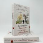 „David Szalay: Was nicht gesagt werden kann“. Buchcover mit Bäumen und einer gehenden Person.
