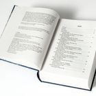 Links: Verlagsinformationen, rechte Seite: Inhaltsverzeichnis mit Kapiteln und Seitenzahlen aufgeschlagen in einem Buch.