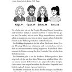 Illustration von vier fiktiven Personen: Katja, 44; Oskar, 39; Sabine, 51; Lena, 32. Text über People-Pleasing-Muster.
