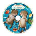 „Meine schönsten Schlaflieder“, „gesungen und gespielt von Rainer Bielfeldt“. Zwei Otter halten Händchen und treiben im Wasser.
