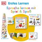 "Erstes Lernen: Sprache lernen mit Spiel & Spaß." Bücher, Spiele und Lernmaterialien für Kinder, bunt und interaktiv.