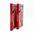 Zwei Bücher mit dem Titel "Elf Frauen" von Jutta Speidel. Cover zeigt Illustration einer Frau in rot-weiß gestreiftem Outfit.