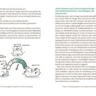 Texte: Fragen zu Hungergefühlen, Konzept "Bärenhunger", "Bärensatt". Illustration: Bär mit Skala von hungrig bis satt.