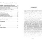 Inhalt: Inhaltsverzeichnis links mit Kapiteln zu Wandel, Digitalisierung und Verantwortung. Rechts: Vorwort-Text.