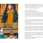 Seitenzahlen 16 und 17. Illustration: Eine Frau auf einer Bühne, singend und tanzend, wird von Zuschauern betrachtet. Ein Marmeladenglas.