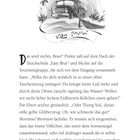 Text: "Koh Samui". Illustration eines Busses mit Palmen und Bergen im Hintergrund. Text darunter erzählt von der Tauchschule.
