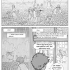 1600: Hans Gurkenstolz wurde geboren. 1608: mehr Arbeit. 1615: Gedanken an Nachbarin. "Hol das Holz rein!" Comic-Illustration.
