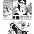 Manga-Seite mit Gesprächen über Ziele und Vorbilder; zwei Charaktere diskutieren das Hokage-Werden und Freundschaft.