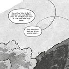 Zwei Textblasen: "Es weht der Wind ein Blatt vom Baum..." und "Doch dieses Blatt allein war Teil von unserem Leben...". Illustration von Blättern.