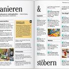 Flanieren: An Schaufenstern entlanglaufen. Schaufenstermeilen und Advents-/Ostermärkte beschrieben.  
