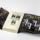 Texte: "Willkommen an der Lancaster Prep!" und "Willkommen in der düsteren Welt der BRATVA". Buchcover von zwei Reihen abgebildet.