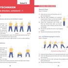 Einheit 15, Grundtechniken, Ji (vorwärts drücken, schieben) – 1, Aufwärmen. Übungen mit Anleitungen und Illustrationen.