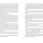 Seiten 8 und 9 mit fortlaufendem Romantext. Eine Unterhaltung zwischen zwei Personen über Liebe, Sterne und persönliche Gefühle.