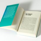Links ein Zitat von Dr. Anne Karl über Zähne. Rechts Buchseite: Kapitel 1, "Die Sprache der Zähne", Text beginnt.