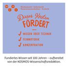 "Dieser Kasten FÖRDERT: Wissen über Technik, Feinmotorik, Konzentration." Oben „Mathematik, Informatik…“ mit MINT-Logo.