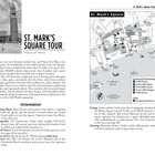 „St. Mark’s Square Tour“, gefolgt von einer Karte und einem Text über die Geschichte und Sehenswürdigkeiten der Piazza San Marco.