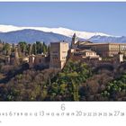 Text: "Granada, Alhambra" und "CASARES EDITION". Abgebildet ist die Alhambra vor schneebedeckten Bergen.