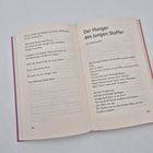 Links unten: "Viel Glück auf Sankt Pauli." Rechts: "Der Hunger des jungen Stoffer" von Saša Stanišić.